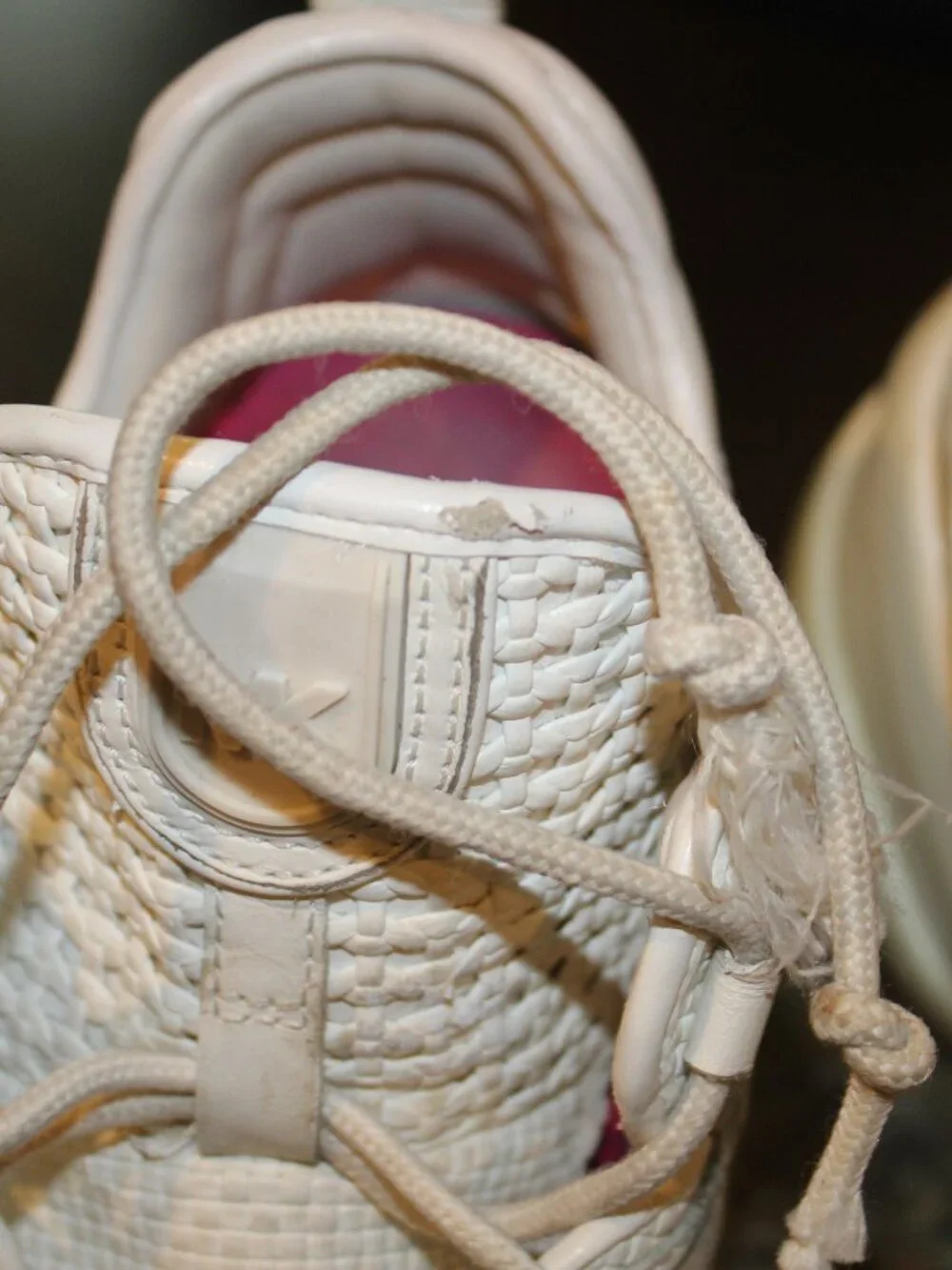 Michael Kors Olympia Platform Trainer Sz 9.5M Women Shoes Sneakers White / Gold